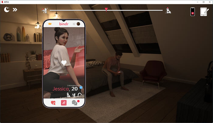 图片[3]-临时契约(Bindr Kink Dating) ver0.1.8 汉化版 PC+安卓 沙盒SLG游戏 2.4G-顽兔