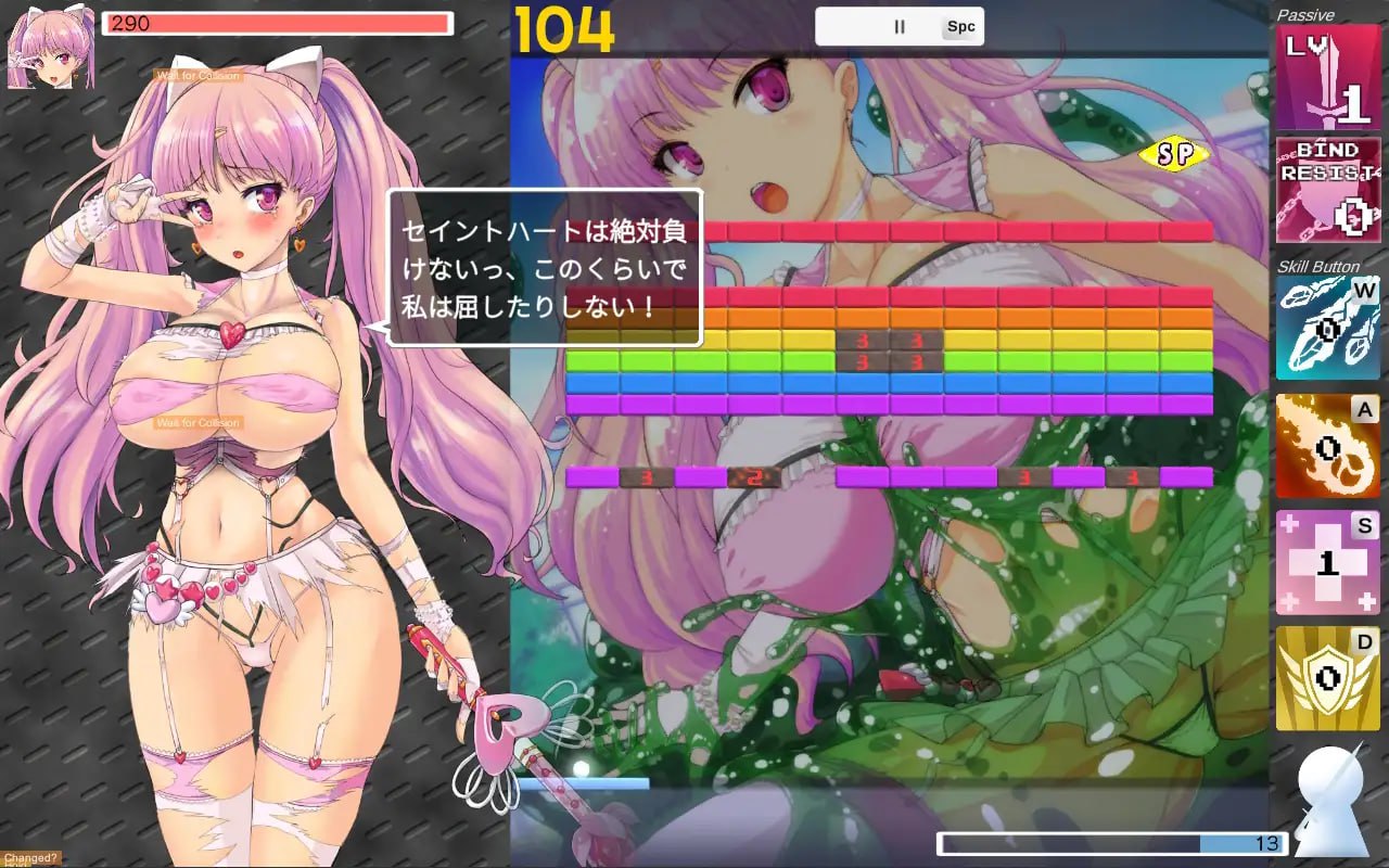 图片[3]-【2D生肉】闘壊ガール-ブロック崩しRPG- 【PUZ动态巨乳魔法少女PC】-顽兔