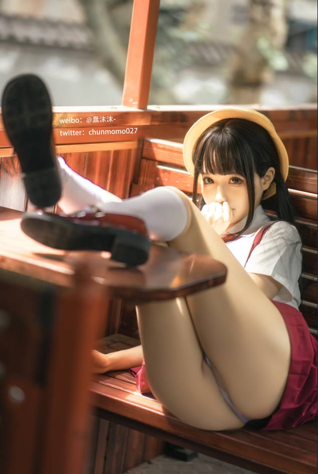 [cos写真]蠢沫沫 NO.178 红火车 [16P-100MB]-顽兔