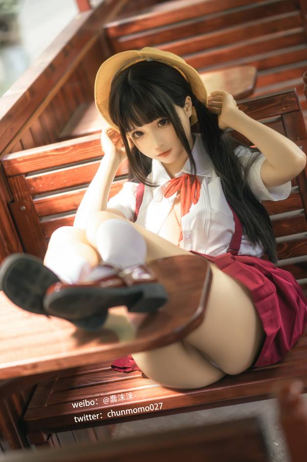 图片[3]-[cos写真]蠢沫沫 NO.178 红火车 [16P-100MB]-顽兔