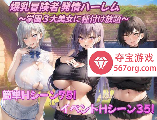 图片[2]-[PC-RPG] [新作RPG生肉巨乳]爆乳冒険者発情ハーレム～学園3大美女に種付け放題～[680M]-顽兔