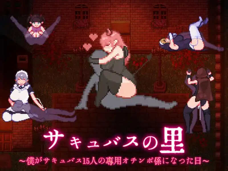DL10月新作【探索RPG/魅魔幻想/像素全动态】サキュバスの里 ～僕がサキュバス15人の専用オチンポ係になった日～ V1.0 AI汉化【1.10G】-顽兔